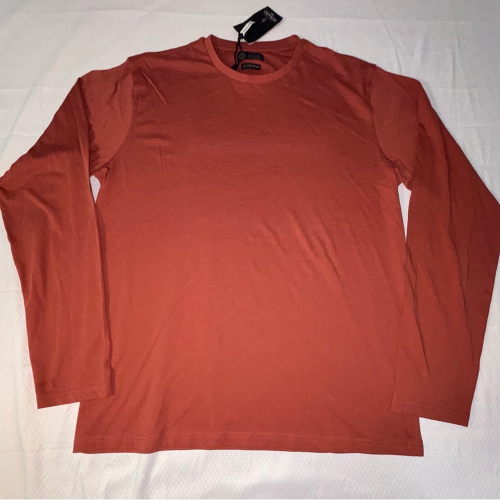 LUIGI FUSARO Napoli NWT Adobe Brick Orange Long Sleeve Jersey Size XXL